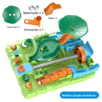 Beibei Jungle Adventure Rolling Ball Track Multi-Functional Maze Game Children's Educational Focus Training Toy