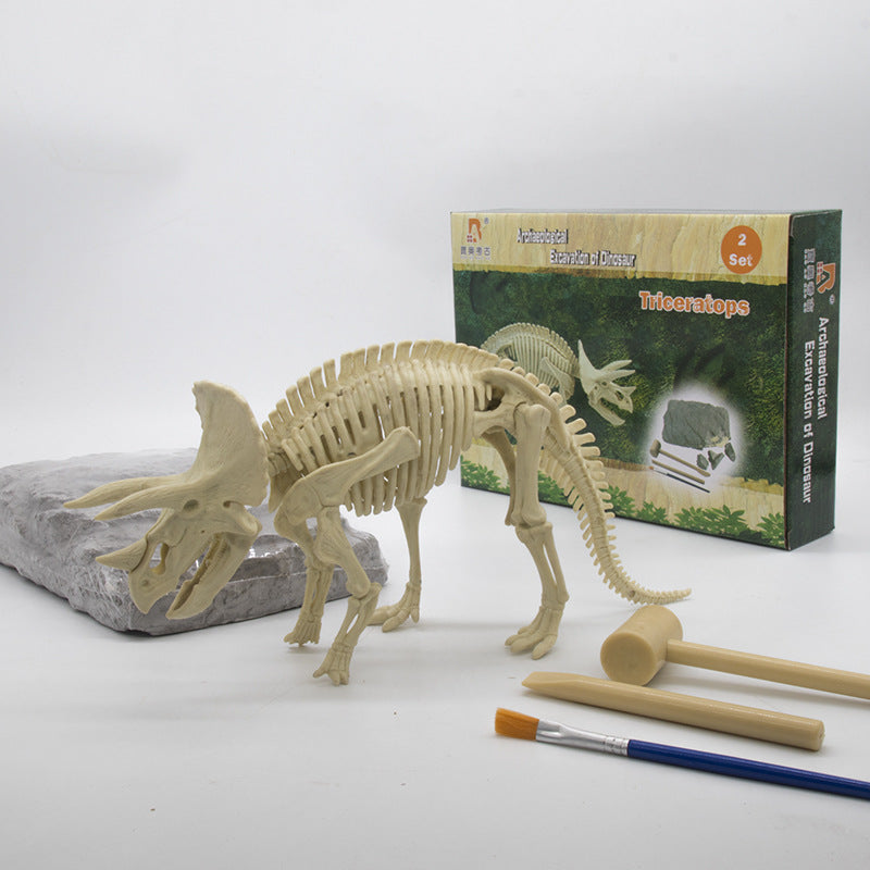 T-Rex Dinosaur Fossil Skeleton Dig Blind Box - Kids DIY Gem Treasure Hunting Archaeological Toy