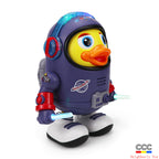 TikTok Same Style Electric Dancing Space Duck Music Light Little Cute Duck Baby Boy Children's Toy Internet Celebrity Cross-Border