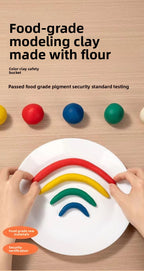 Free Shipping Wheat Flour Clay Children's Noodle Maker Special Clay Safe Kindergarten DIY Set Handmade Toys
