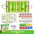 Two-Player Battle Bounce Chess Flying Chess Multi-Functional Desktop Game Children's Parent-Child Interactive Educational Board Game Toy