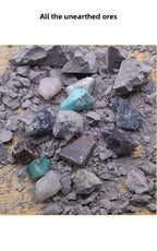 Colorful Gem & Dinosaur Fossil Archaeological Dig Blind Box - Kids DIY Educational Toy