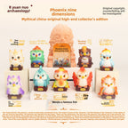 Archaeological Phoenix Raising Nine Sons Dragon Giving Birth to Nine Cubs Chinese Mythology Excavation Blind Box Ancient Myth Children's Treasure Digging Toy