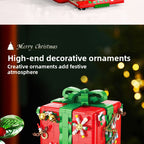 Compatible with LEGO Christmas Mechanism Box Santa Claus Building Blocks Toy Educational Assembly Gift for Men and Women Wholesale Dropshipping