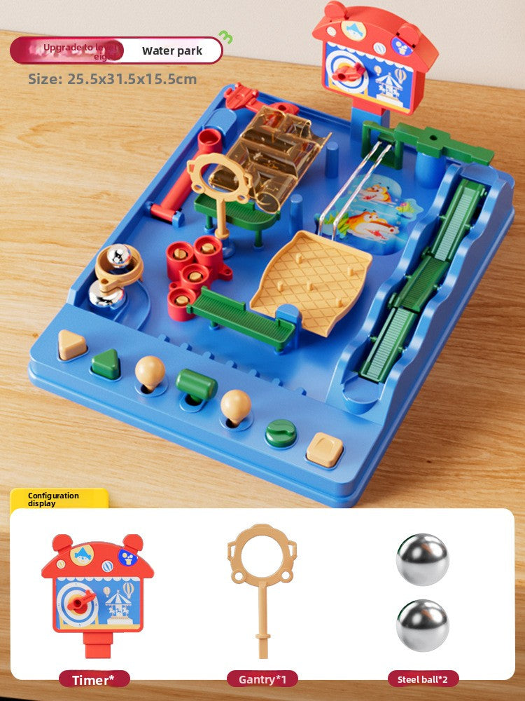 Beibei Jungle Adventure Rolling Ball Track Multi-Functional Maze Game Children's Educational Focus Training Toy