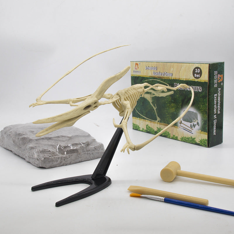 T-Rex Dinosaur Fossil Skeleton Dig Blind Box - Kids DIY Gem Treasure Hunting Archaeological Toy