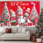 Cross-Border New Christmas Dessert Shop Background Banner Party Atmosphere Decoration Scene Setup Props Supplies