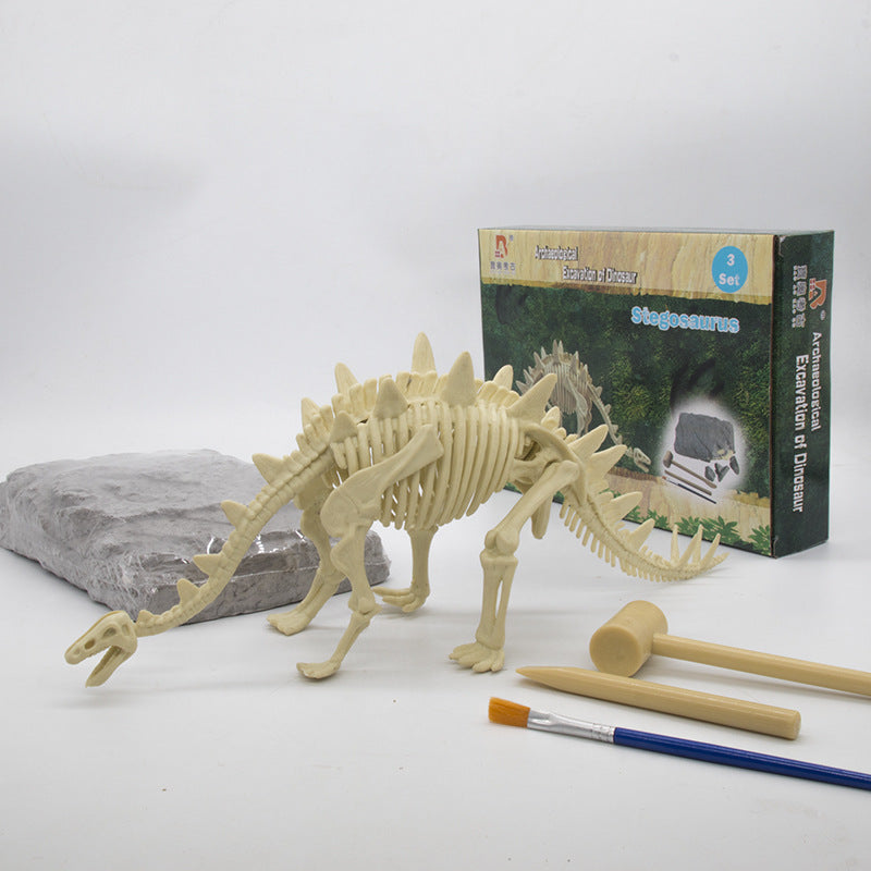 T-Rex Dinosaur Fossil Skeleton Dig Blind Box - Kids DIY Gem Treasure Hunting Archaeological Toy