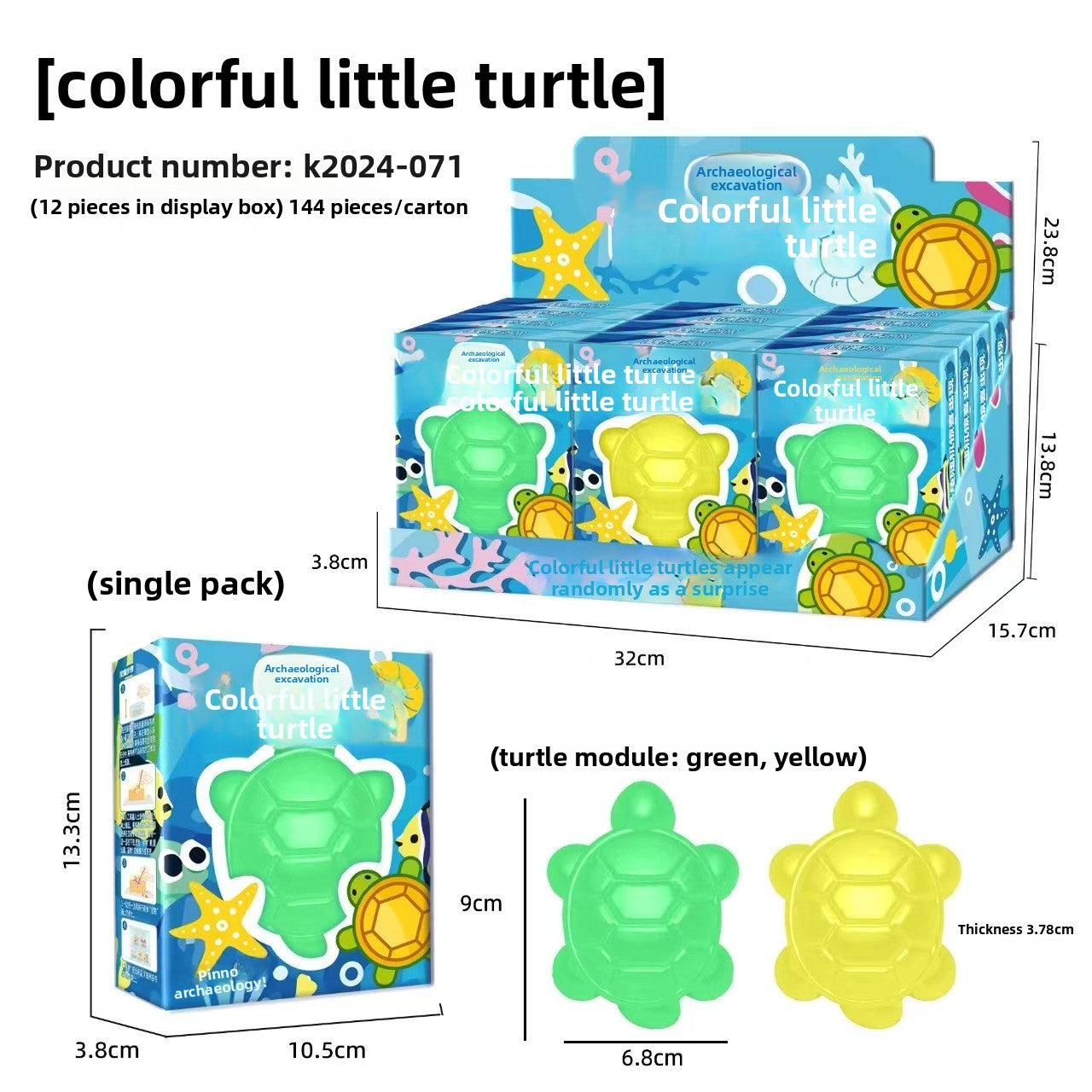 Mermaid Tail Planet Wand Archaeological Dig Blind Box - Girls DIY Space Craft Kids Toy