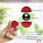 New Product Fidget Toys Sensory Magnetic Ball Stress Relief Toy Soft Silicone Texture Anxiety Ball