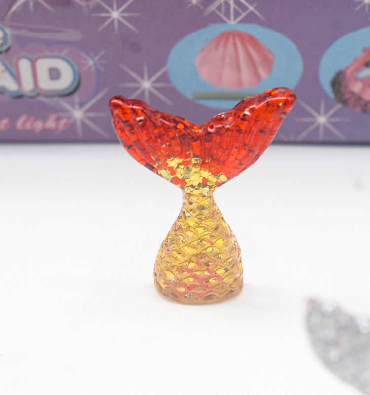 New Mermaid Tail Archaeological Dig Blind Box - Kids DIY Mini Colorful Dinosaur Gem Treasure Hunt Toy
