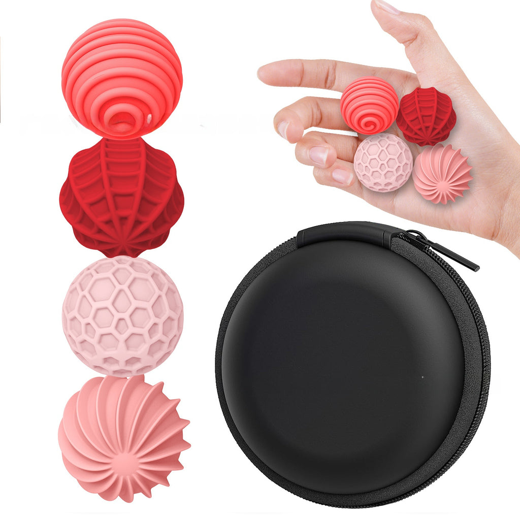New Product Fidget Toys Sensory Magnetic Ball Stress Relief Toy Soft Silicone Texture Anxiety Ball