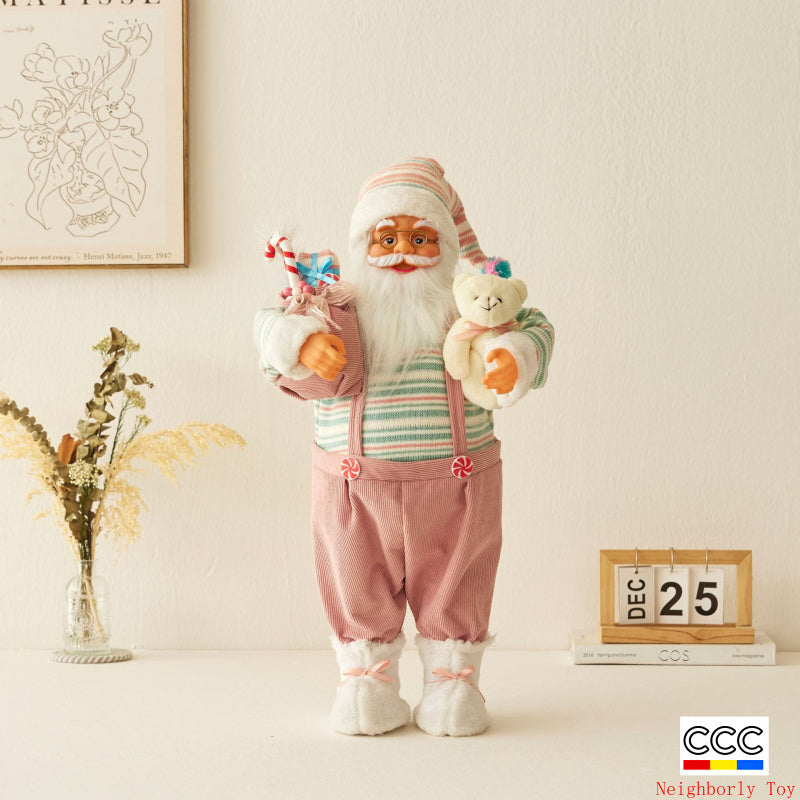 Cross-Border Christmas Santa Claus Figurine Christmas Decorations Christmas Doll Figurine Small Gift