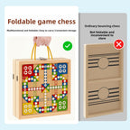 Two-Player Battle Bounce Chess Flying Chess Multi-Functional Desktop Game Children's Parent-Child Interactive Educational Board Game Toy