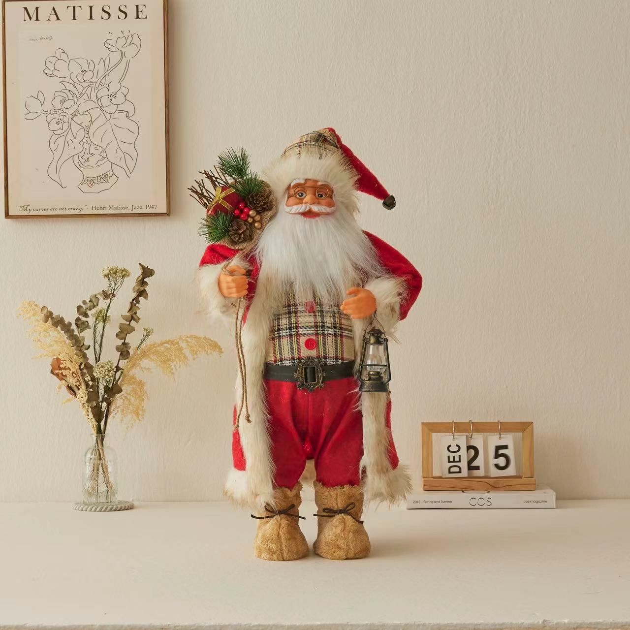 Cross-Border Christmas Santa Claus Figurine Christmas Decorations Christmas Doll Figurine Small Gift