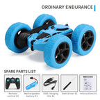 Cross-Border Double-Sided Stunt Car High-Speed 360-Degree Rotating Tumbling Car with Lights Children's Remote Control Car Toy Manufacturer