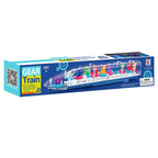 Children's Toy Transparent Gear Electric Toy Train Sound Light And Music Simulation Harmony EMU High-speed Rail Christmas Gifts