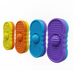 Sensory Fidget Toys Multi-textured sliding decompression board Children's sensory silicone toys