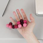 Cross-border new children's sensory toys silicone magnetic ball multi-texture sensory ball puzzle decompression toy spot