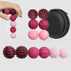 Cross-border new children's sensory toys silicone magnetic ball multi-texture sensory ball puzzle decompression toy spot