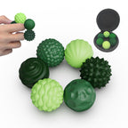 Cross-border new children's sensory toys silicone magnetic ball multi-texture sensory ball puzzle decompression toy spot