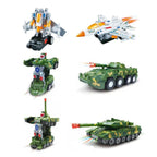 Children's Light Music Toy Car Electric Universal Driving Car Fighter Deformation Tank Robot