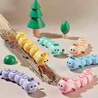 1PC Cute Cartoon Clockwork Animals Wind Up Toys For Children Caterpillar Shape Crawling Toy Baby Gift For Kids Developmental Toy