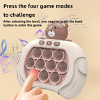 2025 New Quick-Push Game Pop Fidget Bubble Popper: Lightweight, Professional, Stress-Relief Toy for Adults & Kids.