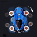 Cool Light Music Universal Four-wheel Car Electric Toys Stunt Transformation Rotating Car Boy's Birthday Gift Funny Toy VG186