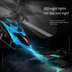 Inductive bidirectional helicopter charging remote control small aircraft indoor hovering anti-fall illuminated electric toy