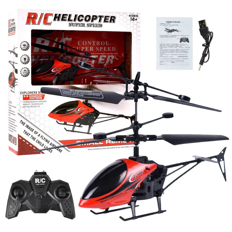 3.5-Way Remote-Controlled Helicopter Usb Charging, Shock Resistant And Anti-Collision Remote-Controlled Airplane Boy Toy Gift