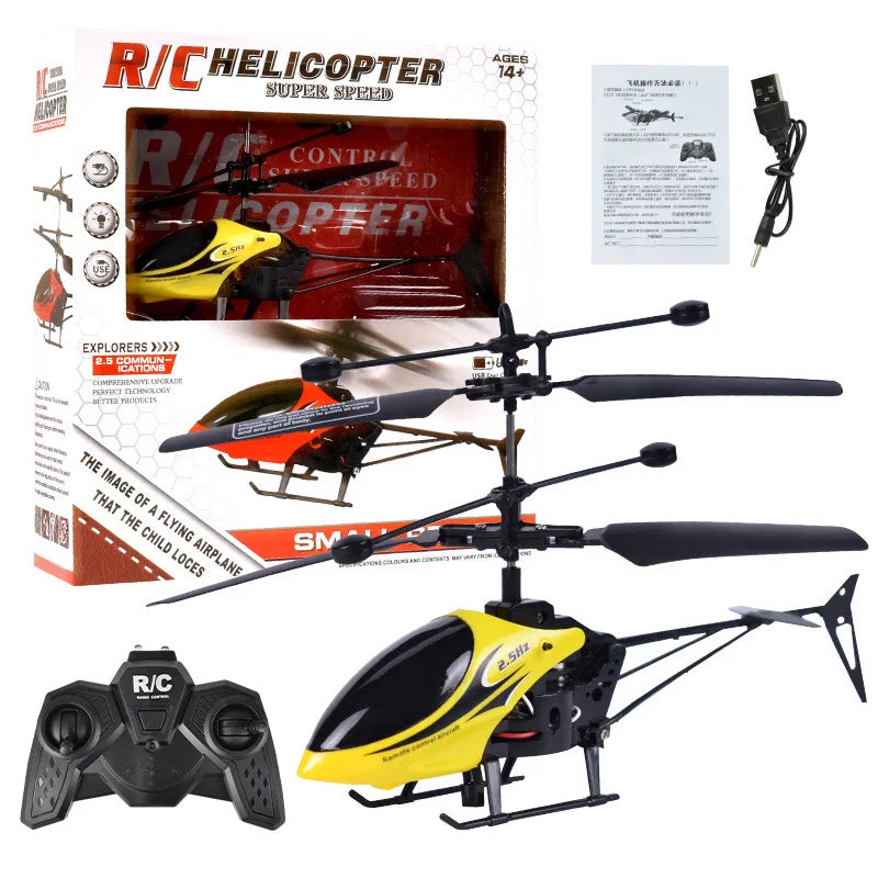 3.5-Way Remote-Controlled Helicopter Usb Charging, Shock Resistant And Anti-Collision Remote-Controlled Airplane Boy Toy Gift