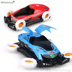 Cool Light Music Universal Four-wheel Car Electric Toys Stunt Transformation Rotating Car Boy's Birthday Gift Funny Toy VG186