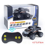Mini RC Car Remote Control Truck Off-road Truck Electronic Vehicle USB Charge Electronic Sports Car Model Toy Boys Kids Gift