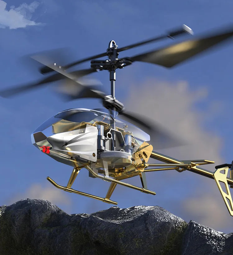 3.5-Way Remote-Controlled Helicopter Usb Charging, Shock Resistant And Anti-Collision Remote-Controlled Airplane Boy Toy Gift