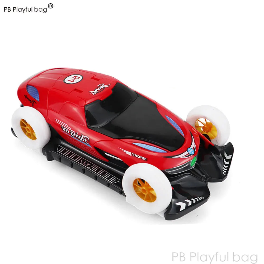 Cool Light Music Universal Four-wheel Car Electric Toys Stunt Transformation Rotating Car Boy's Birthday Gift Funny Toy VG186