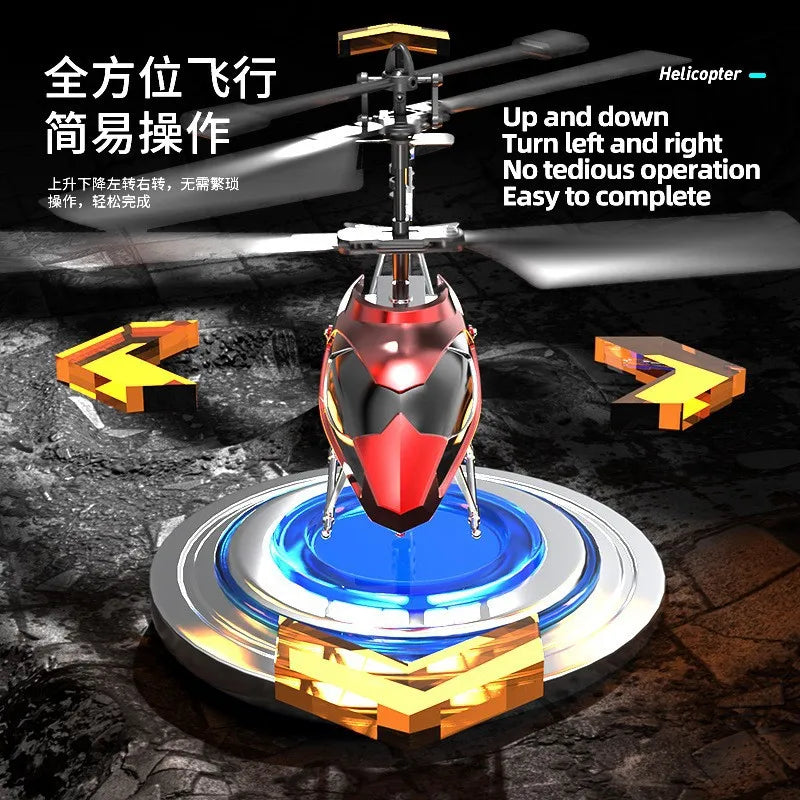 3.5-Way Remote-Controlled Helicopter Usb Charging, Shock Resistant And Anti-Collision Remote-Controlled Airplane Boy Toy Gift