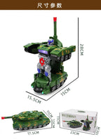 New One-key Deformation Car Toys Automatic Transform Robot Plastic Model Car Funny Diecasts Toy Boys Amazing Gifts Kid Toy