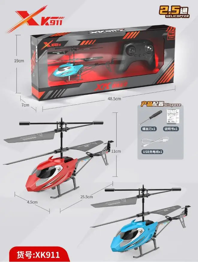 3.5-Way Remote-Controlled Helicopter Usb Charging, Shock Resistant And Anti-Collision Remote-Controlled Airplane Boy Toy Gift
