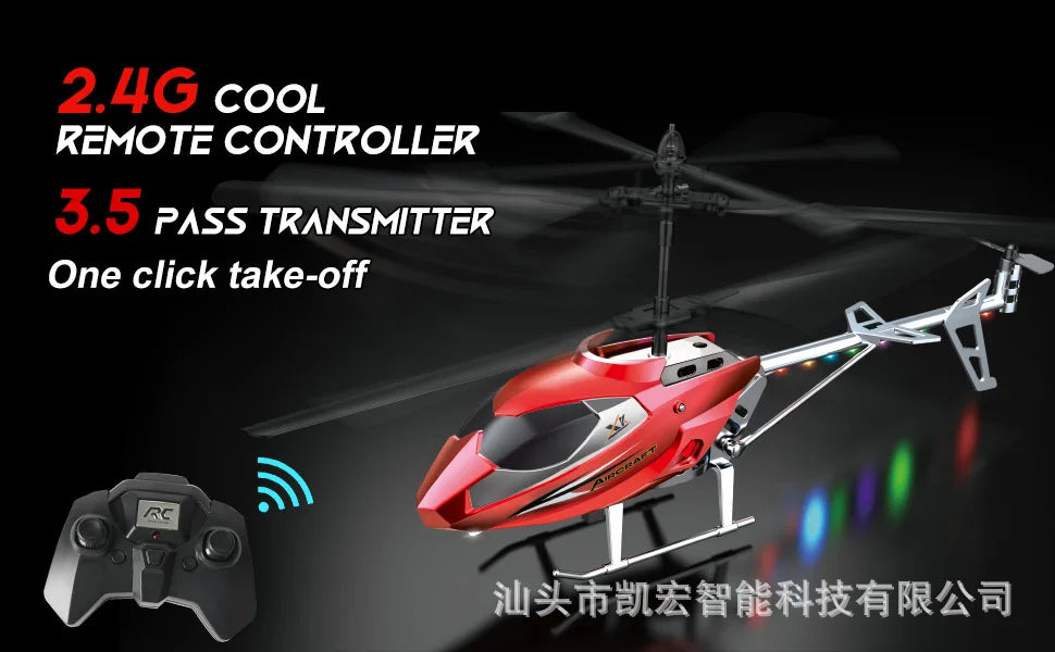 3.5-Way Remote-Controlled Helicopter Usb Charging, Shock Resistant And Anti-Collision Remote-Controlled Airplane Boy Toy Gift