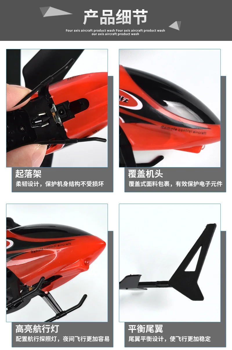 Manufacturer's Direct Supply of 3.5-way USB Charging Remote Control Helicopter Children's Toys Durable Drop Resistant