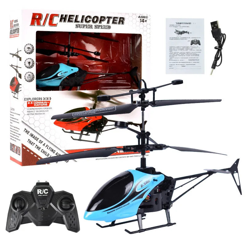 3.5-Way Remote-Controlled Helicopter Usb Charging, Shock Resistant And Anti-Collision Remote-Controlled Airplane Boy Toy Gift