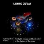 Deformation Motorcycle Toy Stunt Rotating Universal Car Toy with Light & Music for Kids Toddler Variant Music Motorcycle Toy
