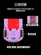 Kid Transparent Electric Car Sensory Racing Car Toy Colorful Moving Gears with Music Light Baby Crawling Toy Educational Gift