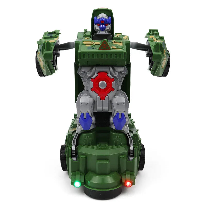 New One-key Deformation Car Toys Automatic Transform Robot Plastic Model Car Funny Diecasts Toy Boys Amazing Gifts Kid Toy