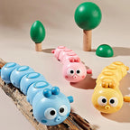 1PC Cute Cartoon Clockwork Animals Wind Up Toys For Children Caterpillar Shape Crawling Toy Baby Gift For Kids Developmental Toy