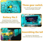 Transparent Toy Car for kids Electronic Light Sound Music Electric Gear Dinosaur Toys for Toddlers Boys Educational Crawling Toy