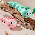 1PC Cute Cartoon Clockwork Animals Wind Up Toys For Children Caterpillar Shape Crawling Toy Baby Gift For Kids Developmental Toy