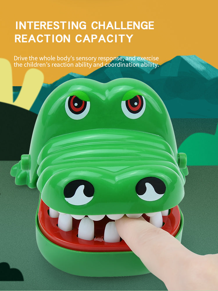 Crocodile Teeth Finger Biting Game Hand Funny Toys for Children and Adult Stress Relief Prank Toys