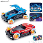 Cool Light Music Universal Four-wheel Car Electric Toys Stunt Transformation Rotating Car Boy's Birthday Gift Funny Toy VG186